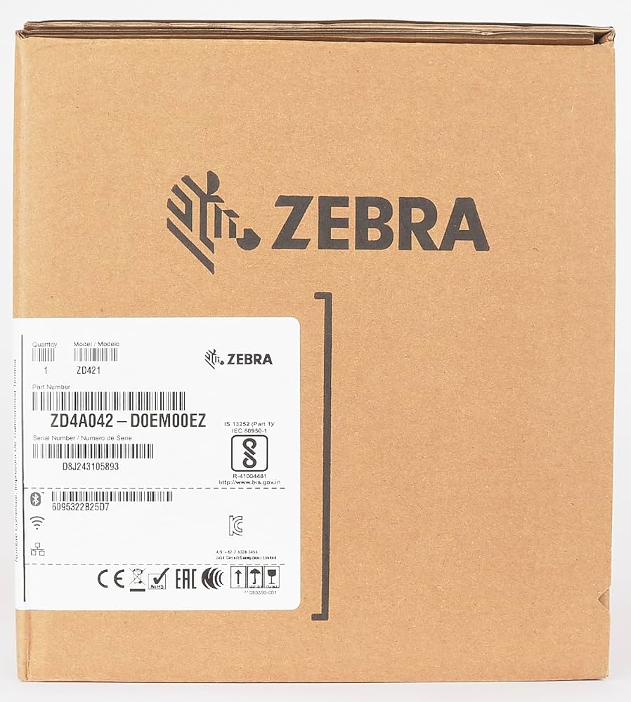 Zebra ZD421 Direct Thermal Desktop Label Printer