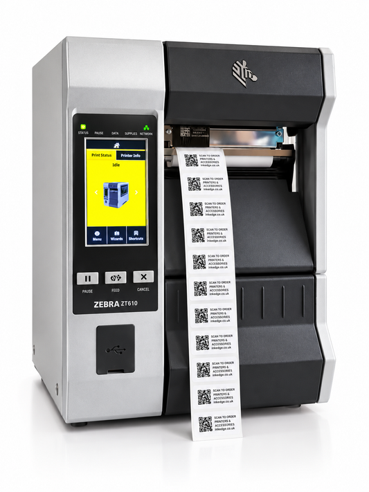 Zebra ZT610 refurbished industrial thermal label printer – product photograph 1 of 6
