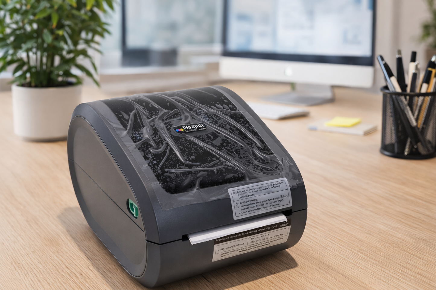 4x6 Thermo-Etikettendrucker Bluetooth Versanddrucker für iOS Android UK InkEdge