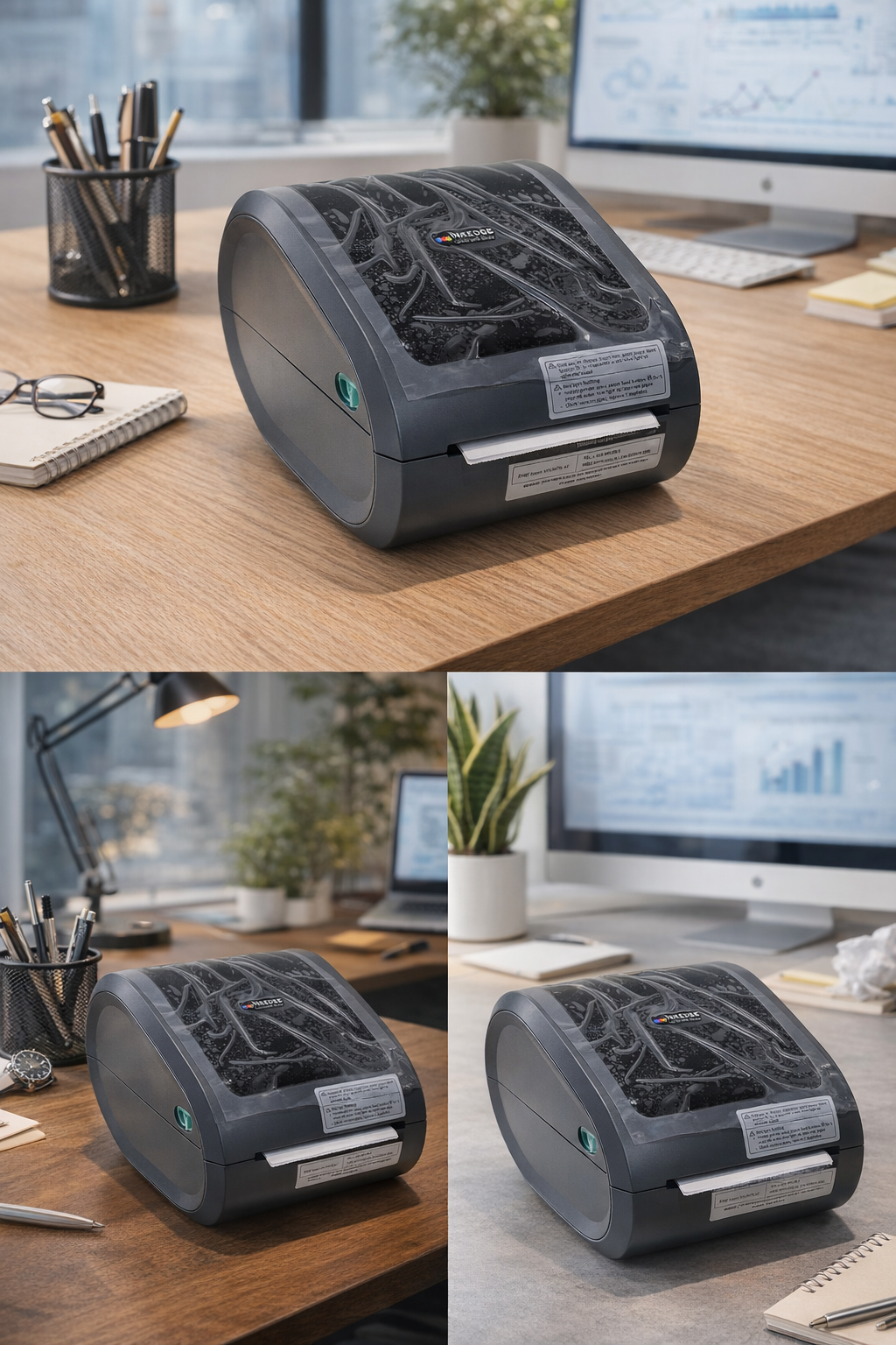 4x6 Thermo-Etikettendrucker Bluetooth Versanddrucker für iOS Android UK InkEdge