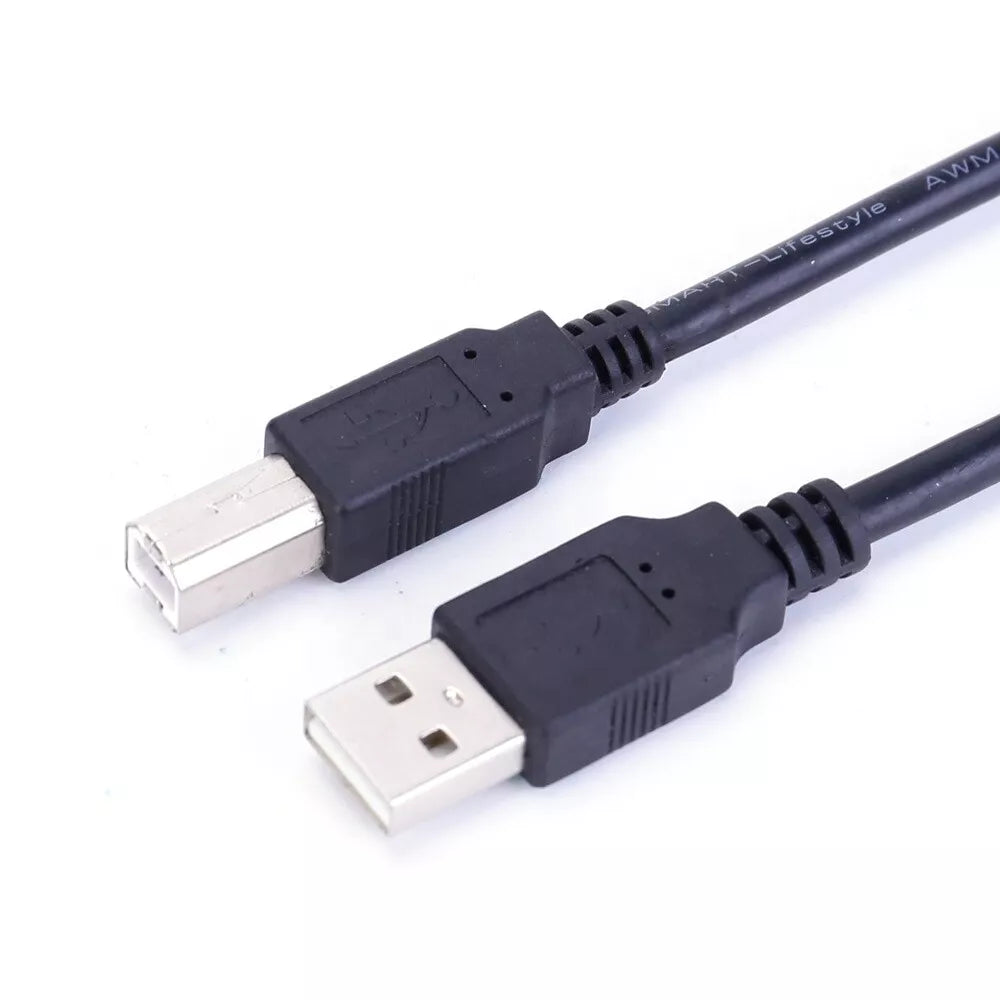 USB-Druckerkabel AB 2.0 Anschlusskabel für Zebra Hp Epson Canon Dymo Kodak