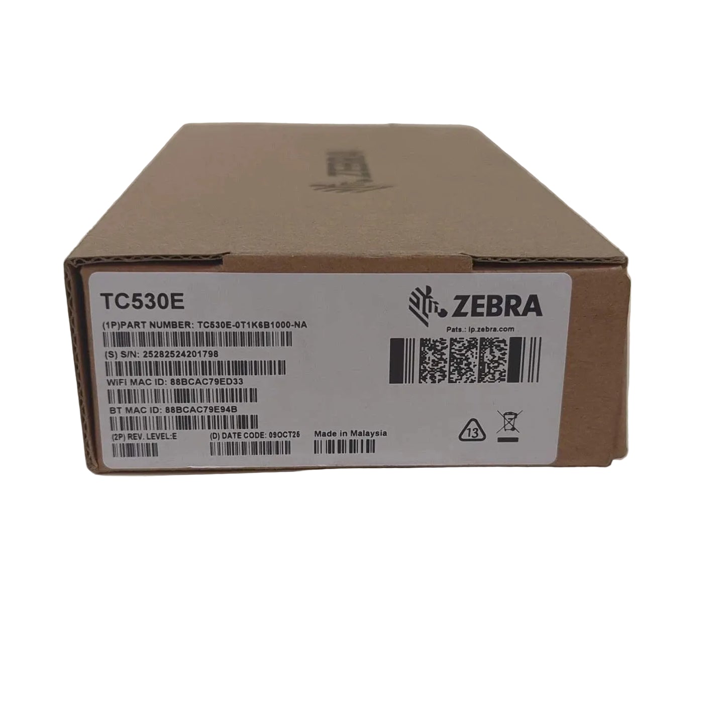 Zebra TC530E Mobile Computer Barcode Scanner TC530E-0T1K6B1000-NA Sealed