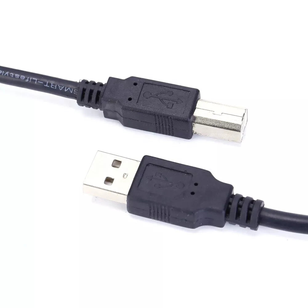 USB-Druckerkabel AB 2.0 Anschlusskabel für Zebra Hp Epson Canon Dymo Kodak
