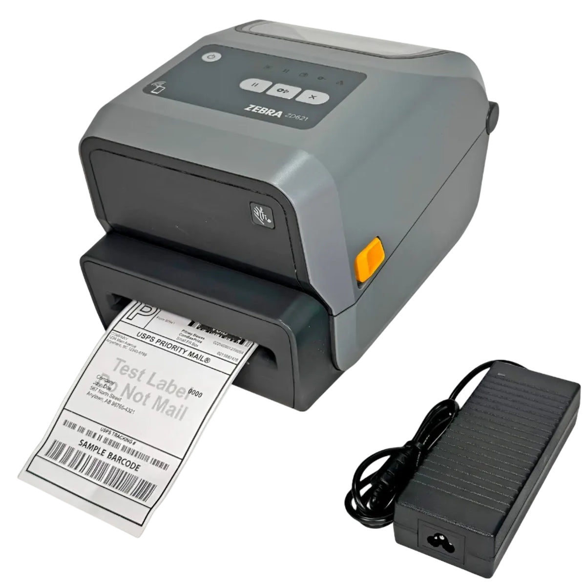 Zebra ZD621 Thermal Transfer Label Printer 300 dpi Cutter USB Ethernet Bluetooth